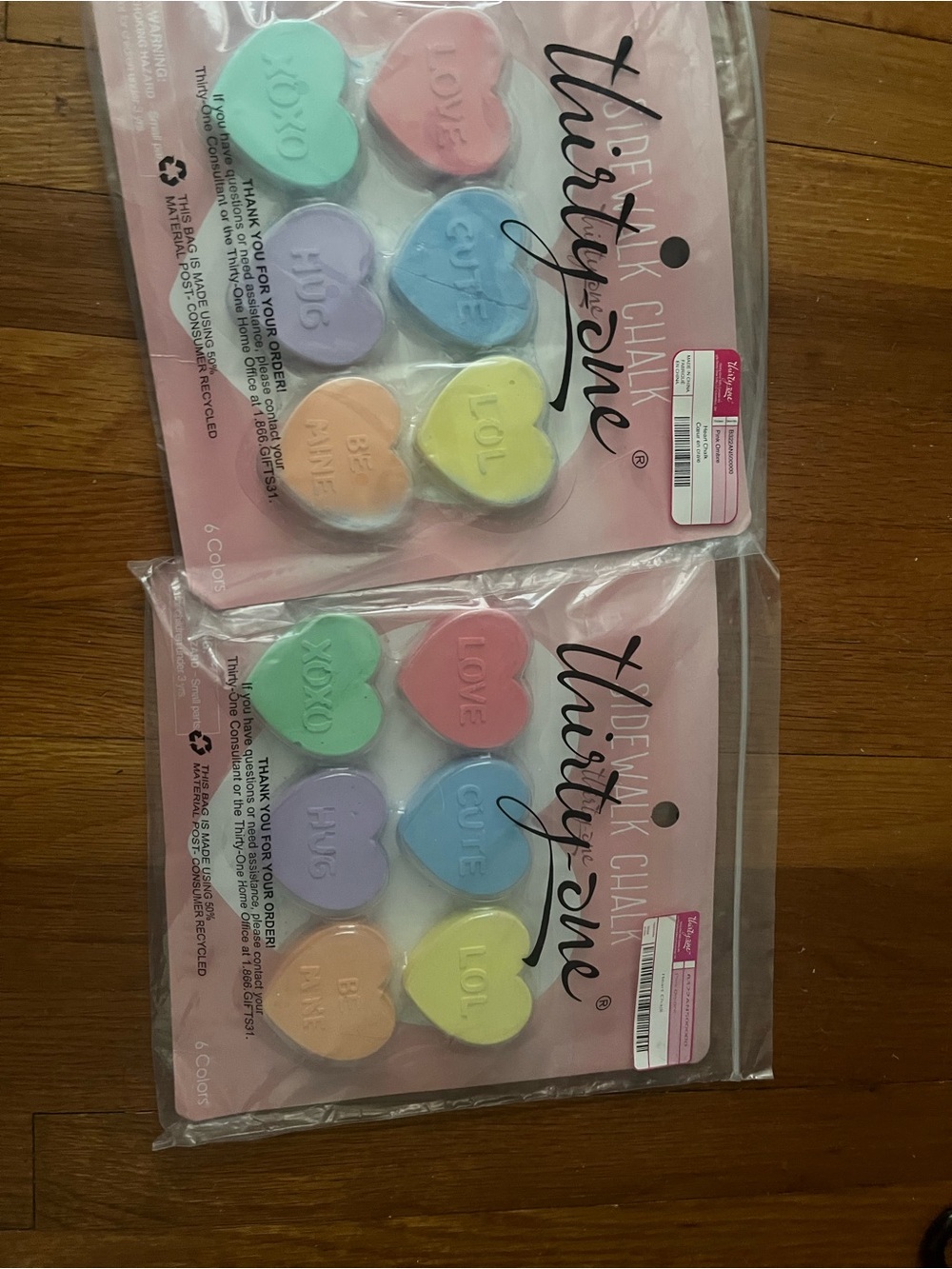 Thirty one sidewalk chalk ( 2 packs )